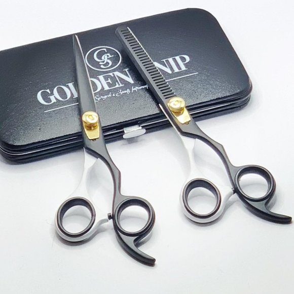 Barber Scissor Set Japanese Cutting & Thinning - Picture 1 of 4